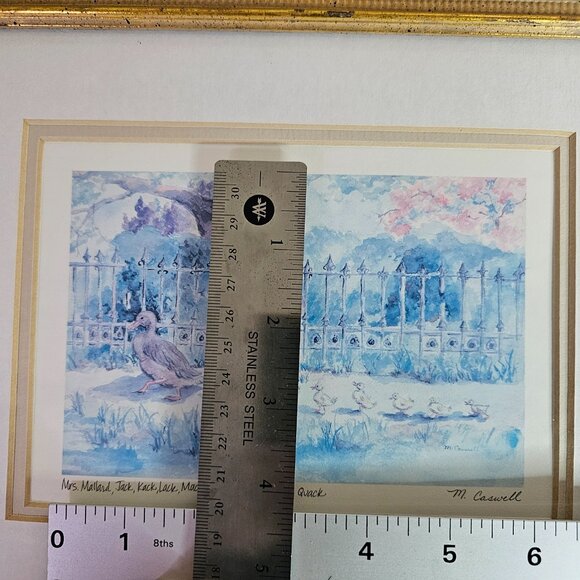 Marianne Caswell Mrs Mallard Double Matted Framed Print - Picture 8 of 12